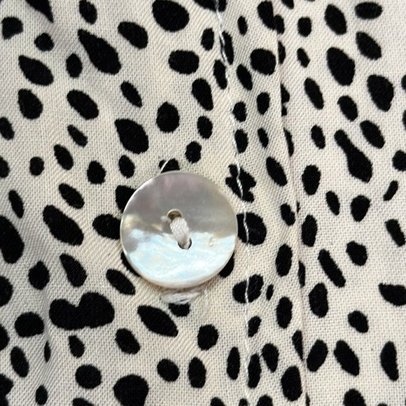 Portocruz Cheetah Sleeveless Button up Rayon Shift Swim Cover-up Beach Dress XL - Picture 9 of 9